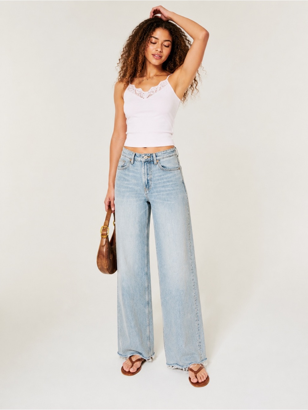 Zara Light Wash Wide-Leg Jeans - Women's / Size 0